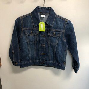 Crazy 8 denim jacket little girls 4T NWT